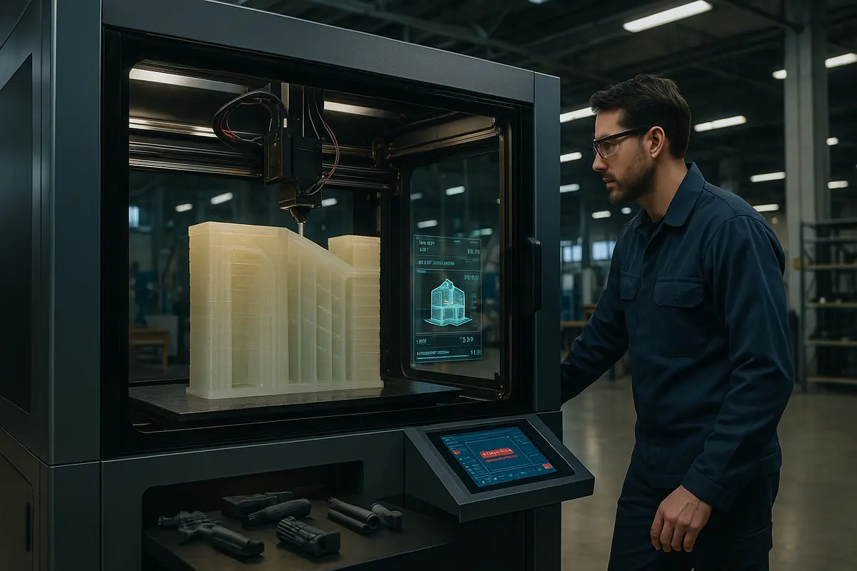 Impresión 3D industrial en acción