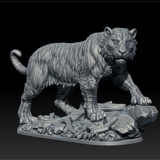 Tiger STL print...