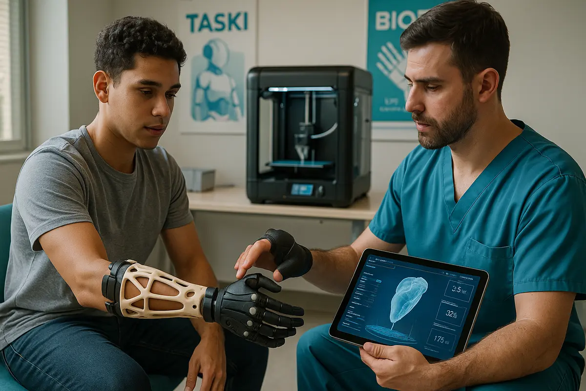 Protesis 3D accesibles en clinicas de Brasil